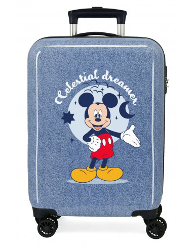 2071743 ABS SUITCASE 55CM 4W.  MICKEY CELESTIAL DREAMER DENI